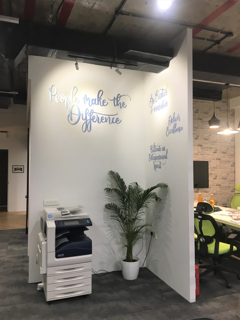 office interior design office interior interior designer commercial interior design commercial interiors shubhi singhal interior design Moet Hennessey India mumbai office